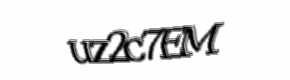 Security check image, please type the characters shown